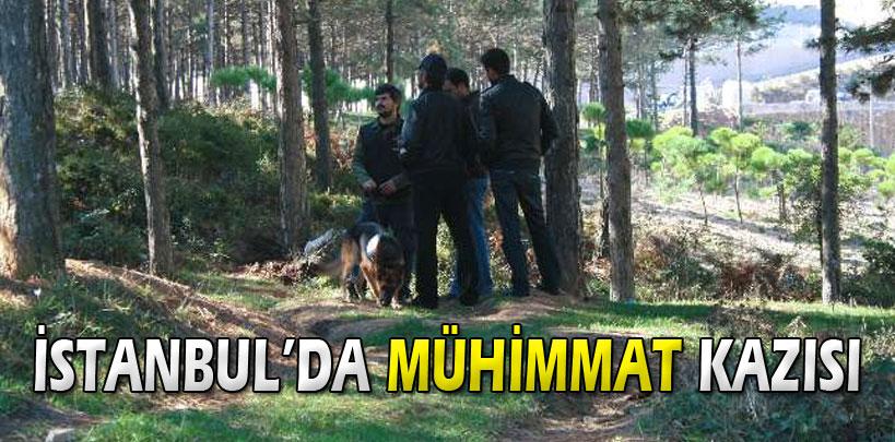 İstanbul'da mühimmat kazısı