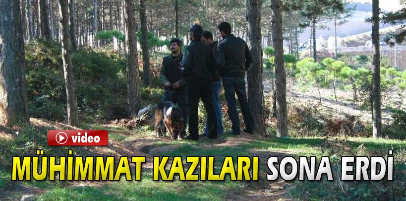 İstanbul'daki mühimmat kazıları sona erdi