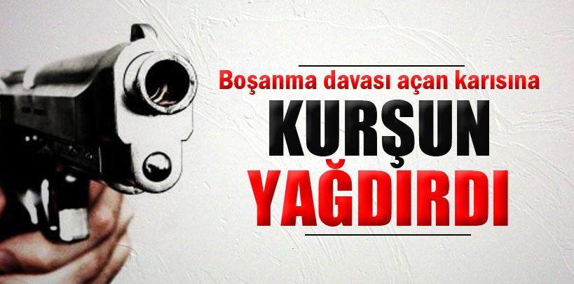 Boşanma davası açan karısını 7 kurşunla öldürdü
