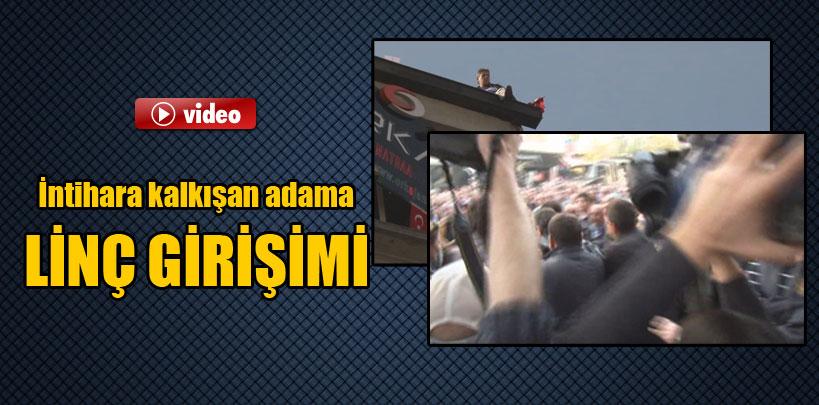 Cumhuriyet Bayramında intihara kalkışan kişiye linç girişimi