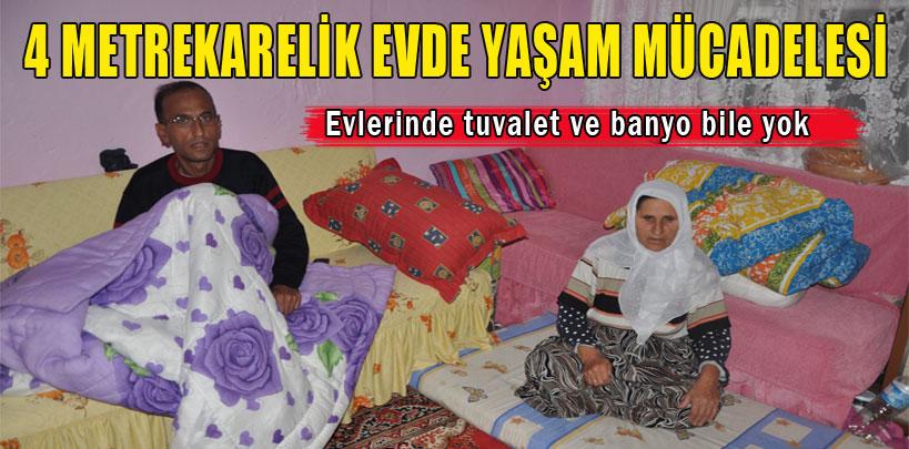 Kırklareli'nde 4 metrekarelik evde yaşam mücadelesi