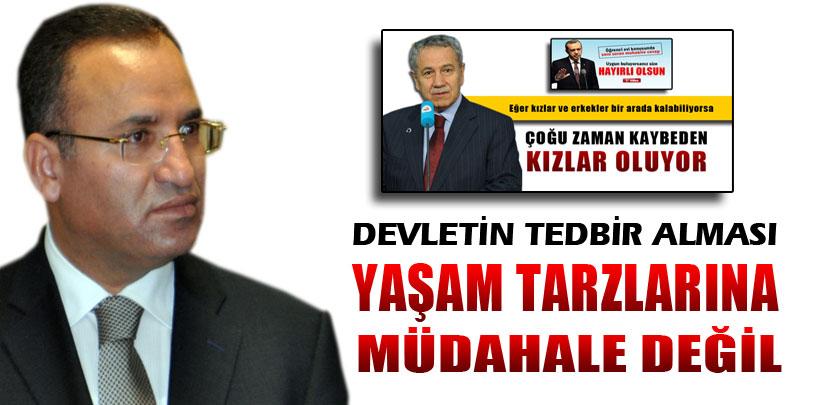 Bekir Bozdağ, 'Asla yaşam tarzına müdahale değil'