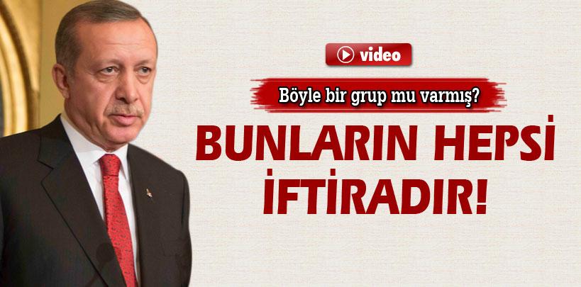 Başbakan Erdoğan, 'Bunların hepsi iftiradır'