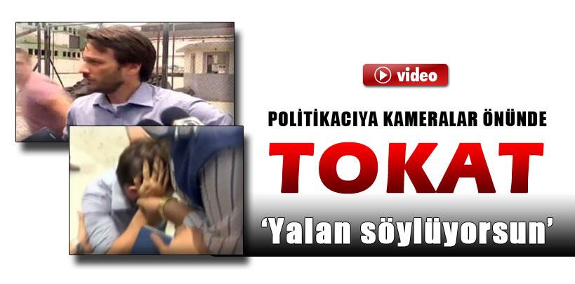 Brezilya'da politikacıya kameralar önünde tokat